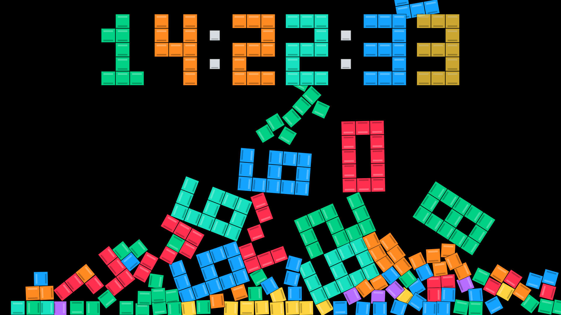 Block Clock screenshot